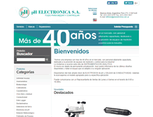 Tablet Screenshot of phelectronica.com.ar